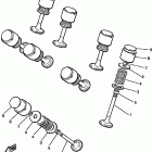 Royal Star 1300 Tour Deluxe-XVZ13ATKC/XVZ13LTKC/XVZ13ATK/XVZ13LTK Клапана