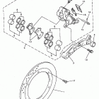 Royal Star Boulevard 1300-XVZ13AKC/XVZ13AK Задний суппорт тормозной