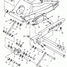 YZF 750R Бугель (задний рычаг)