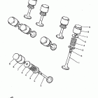Royal Star Boulevard 1300-XVZ13AKC/XVZ13AK Клапана