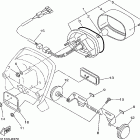 V-STAR CUSTOM-XVS650K/XVS650KC Фонарь задний
