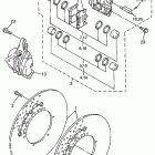 YFZ1000R Передний тормозной суппорт