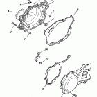 XT 350 Крышка картера двигателя