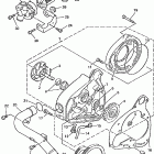 Royal Star 1300 Tour Deluxe-XVZ13ATKC/XVZ13LTKC/XVZ13ATK/XVZ13LTK Водяной насос