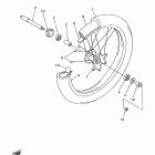 WR 400F Переднее колесо