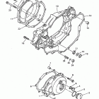 YZ 400F Крышка картера двигателя