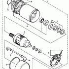 FZR 600RK Стартер электрический