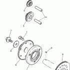 YZF600RK/YZF600RKC Муфта стартера