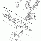 YZF 750R Задний суппорт тормозной