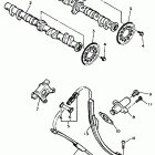 FZR 600RK Цепь механизма газораспределения