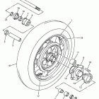 Royal Star Boulevard 1300-XVZ13AKC/XVZ13AK Заднее колесо