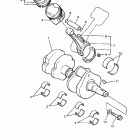 Royal Star Boulevard 1300-XVZ13AKC/XVZ13AK Коленчатый вал и Поршень