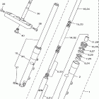 V-STAR CUSTOM-XVS650K/XVS650KC Передняя вилка