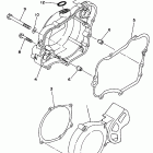 YZ 80 Крышка картера двигателя