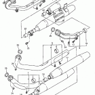 Royal Star Boulevard 1300-XVZ13AKC/XVZ13AK Выхлопная система
