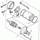 Royal Star Tour Deluxe-XVZ 13LT Starting motor (ltk - ltkc - atk - atkc)