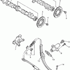 YZF600RK/YZF600RKC Цепь механизма газораспределения