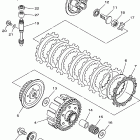 YZ125K1 Сцепление