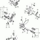 YZF600RK/YZF600RKC Подножки