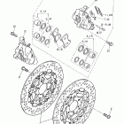 VMX12K V-MAX 1200 Передний тормозной суппорт
