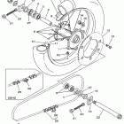 YZ 125 Заднее колесо