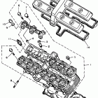 FZR600RKC Головка цилиндра