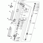 YZ 400F Передняя вилка