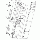 WR 400F Передняя вилка