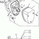 Royal Star 1300 Tour Deluxe-XVZ13ATKC/XVZ13LTKC/XVZ13ATK/XVZ13LTK Фонарь задний