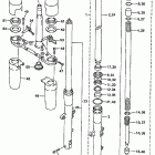 Royal Star Tour Deluxe-XVZ 13LT Front fork (ltk - ltkc - atk - atkc)