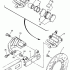 YZ 80 Задний суппорт тормозной