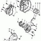 FZR 600RK Крышка картера двигателя