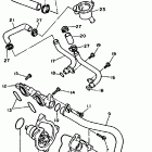 FZR 600RK Водяной насос