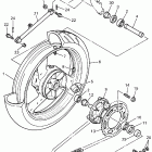 YZF600RK/YZF600RKC Заднее колесо
