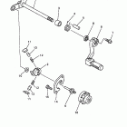 WR 400F Вал переключения