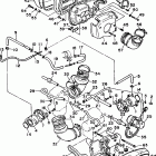 XV1100SJ/XV1100J/XV1100SJC/XV1100JC Впускная система