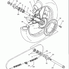 WR 250 Заднее колесо