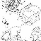 XV250HC/XV250H Крышка картера двигателя