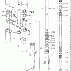 ROYAL STAR BOULEVARD-XVZ13ATJ/XVZ13ATJC/XVZ13AJ/XVZ13AJC Передняя вилка