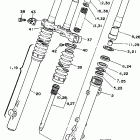 XT350J/XT350JC Передняя вилка