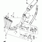 FZR 600R Exhaust 2 (california only)