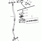 XV 250 Главный тормозной цилиндр,передний
