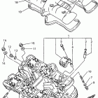 XJ600SJ/XJ600SJC Головка цилиндра