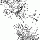 XV1100SJ/XV1100J/XV1100SJC/XV1100JC Головка цилиндра