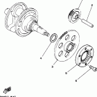 XV250HC/XV250H Муфта стартера