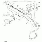 WR 250 Главный тормозной цилиндр,передний