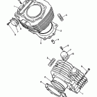 XV750H Virago 750 Цилиндр