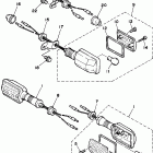 XT350J/XT350JC Поворотники