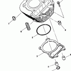 XT225J/XT225JC Цилиндр