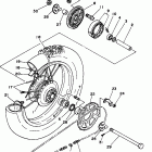 SEROW-XT 225 Заднее колесо